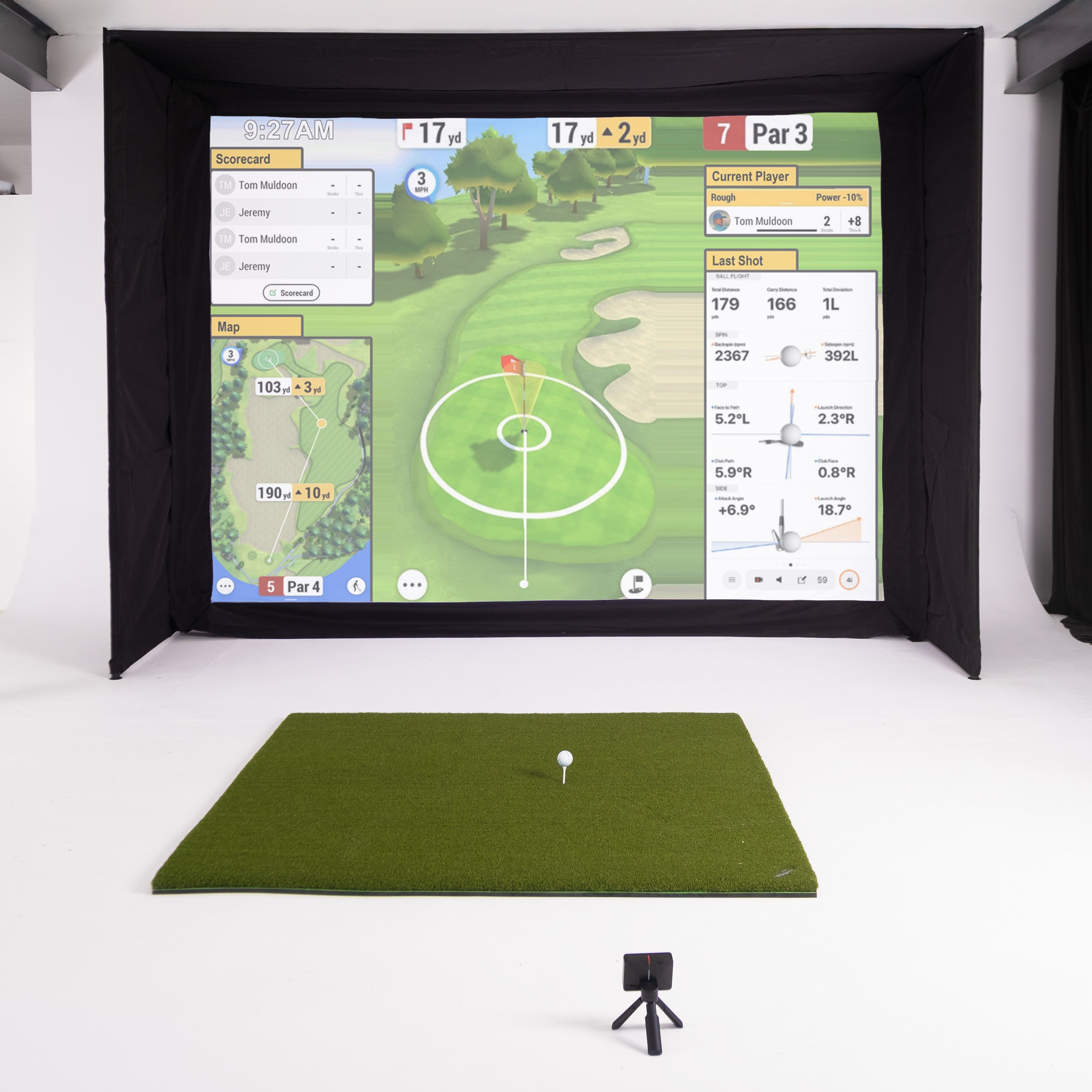 Garmin R10 EasySim Golf Simulator Bundle